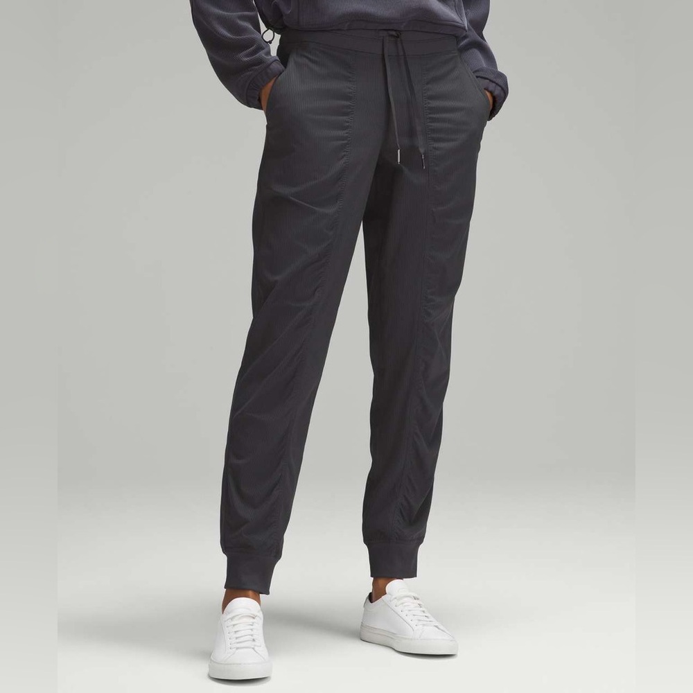 Lululemon Dance Studio Full Length Mid-Rise Ruched Joggers Graphite Grey Size 4